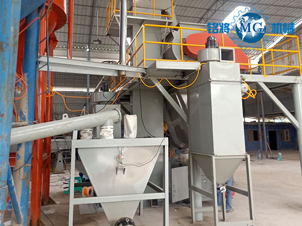 年產(chǎn)10萬(wàn)噸干粉砂漿生產(chǎn)線的組成，年產(chǎn)10萬(wàn)噸干粉砂漿生產(chǎn)線有什么優(yōu)勢(shì)？