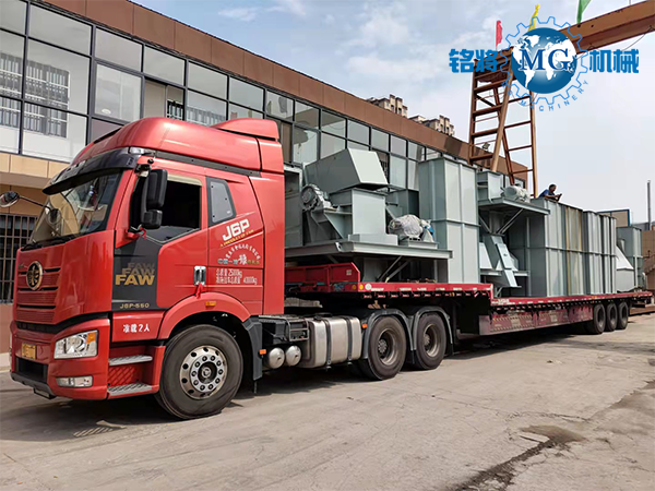 商丘虞城第二車干粉砂漿設(shè)備發(fā)貨！