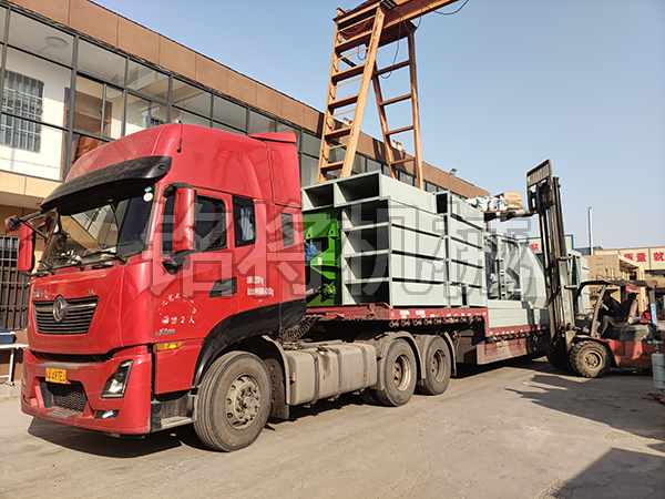 四立方主機，時產15噸生產線，發往江蘇連云港